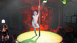 2B Nier Automata pole dance