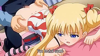Demon Father Rebuild 1 - Petite blonde teen fucked in her asshole