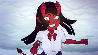 Meru the Succubus 5, Horny Demon Schoolgirl Fights Teacher in Filthy Final Showdown