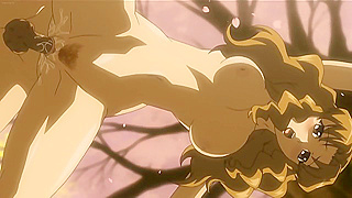 Virgin schoolgirl finally gets to fuck her hentai senpai out in the woods