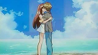 Redhead teen with a hairy pussy gets her virginity taken by anime boyfriend