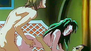 Alien invaders probe horny slut with dirty tentacles