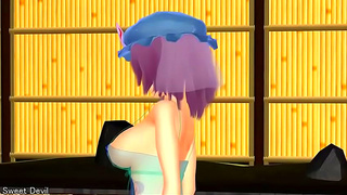 Sweet Devil With Big Tits Seduces You In Naughty Hentai Action