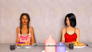 Something in the Air – Hot 3D Anime Couple Exploring New Intimate Acting Scenes