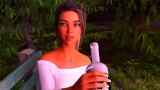 3D Anime Visual Novel – Being a Dick - Intense Hentai Gameplay Session