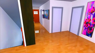 Heather's Intense 3D Hentai Masturbation Adventure in Being a DIK