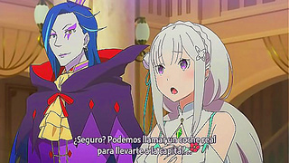 Re_Zero – Rem & Emilia Tan Take Turns Pleasing You In Anime Glory