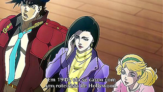 Glamorous JoJo Anime Girl seduces With Bizarre Temptation & Passionate Pleasure