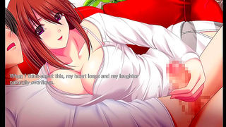Older Sister's Friend Gives Intense Handjob To Big-Titted Eroge Heroine