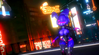 Bonnie FNF 3D Anime Girl Dances Seductively in K-pop Inspired Fantasy