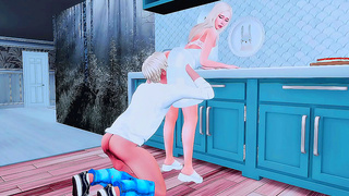 Stepmom Cheats on Husband for Hot 3D Hentai Threesome with Stepson Cuckold