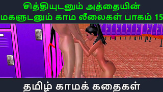 Tamil Anime Seductress Engages in Intense Sexual Play with Her Desperate Lover