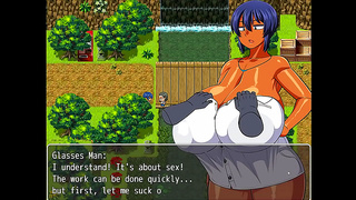 Tanned Busty Natsuki Enjoys Perverted Villagers Before A Steamy Bath Session