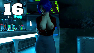 Stranded Astronaut Sasha Shows Off Her Giant Tits in Sexy Outfit