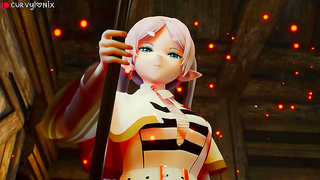3D Elf Boobs Expand With Magic Spells In New Gen RPG Hentai Animations