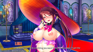 Harem Hunter Anime – Succubus Screwed Till Pregnant With Visual Novel Action