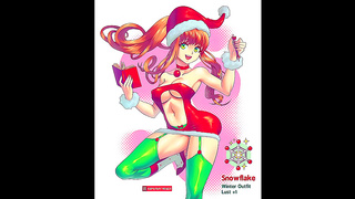 Big-Ass Anime Chick Rides Big Cock in Merry Christmas Hentai Fun