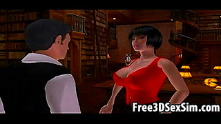 Two Sexy 3D Cartoon Babes Get Fucked Hard In Anime Group Action