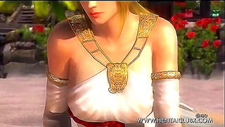 Elena's Seductive Robe Teases in Sexy DMC 5 Ultimate Anime Scene