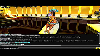 Paige Takes On 3D Anime DP Adventure In Game IMVU Fantasies