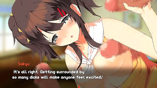 Hentai Game Scene – Armpit Fetish Fun With Sexy Anime Girls