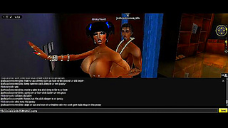 NickyVD Gold – 3D Anime Game Chick Gets Pounded In Hot IMVU Porn Scene