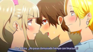 Japanese Anime Trio Engages in Steamy Masturbation Session Together