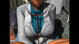 Busty Anime Nurses Suck Patient's Dick Hardcore With Big Tits Fetish