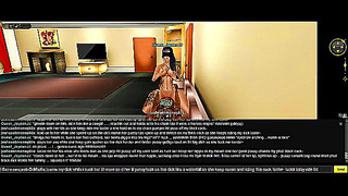 3D Hentai Couple Gets Wild in Hotel Room for Intense Game Play Session