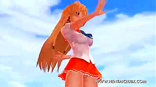 Sweet Devil Anime Babe Gives Seductive Service WithSexy Ecchi Moves
