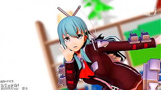 Japanese CG Anime Girl Gets Pleasured To Seductive Music