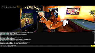 Tyga's Game Room – 3D Anime Chick Gets naughty In IMVU Virtual World