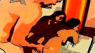 Hardcore Anime Sex – Cartoon Couple Engages in Intense Hentai Action