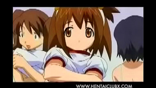 Hilarious Anime Girls Serve Up Fun in the Locker Room With a Monster