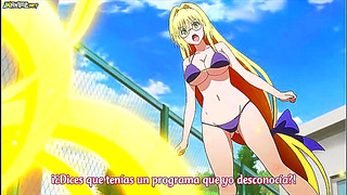Horny Anime Chick Gets Pleasured In To Love Ru Darkness Scene