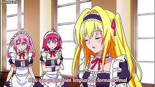To Love-Ru Darkness Anime Couple Engage in Hot Ecchi Action