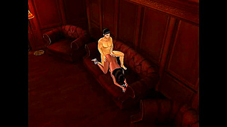 Terrence & Jet'amie's Steamy 3D Animated Sex Session