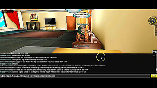 3D Porn Diva Gets Wild in Hotel Room With Game IMVU Animations