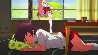 Romantic Chuunibyou Anime Love Scene With Adorable Couple