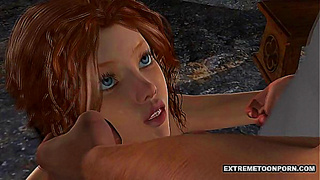 Goth Babe Gives Intense Blowjob Before Hardcore Fucking Session