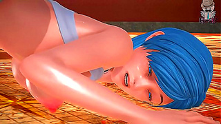 Bulma from Dragon Ball Super Gets Fucked in 3D Anime SFM Action