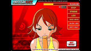 Young Hentai Girl Sucks Dick With Skillful Mouth Action