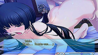 Majikoi Anime Scene – Cute Schoolgirls Enjoy Steamy Eroge Moments Together