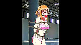 Hentai Anime Girl Submits to Intense Dungeon Bondage Fantasies
