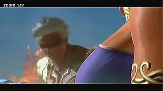Hot Blonde With Big Tits Fucks In MMORPG Anime For Hard Sex Action
