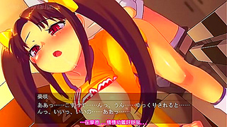 Anime Cheerleader Gives Hot Hentai Gymnastics Sex Performance
