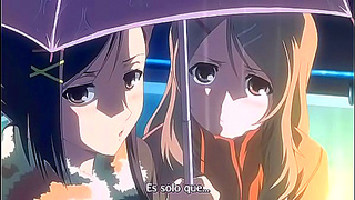 Horny Sisters Share Candy Boy Love in Yuri Anime Adventure