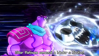 Jojo's Bizarre Adventure – Anime Couple Engages in Uncensored Passionate Encounter