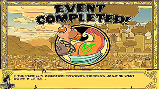 Huge-Breasted Princess Jasmine Fucks Huge Cock In Sexy Anime Adventure