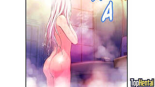 Horny Step-Sister Gets Pleasured by Skilled Hands in Anime-Hentai Classroom